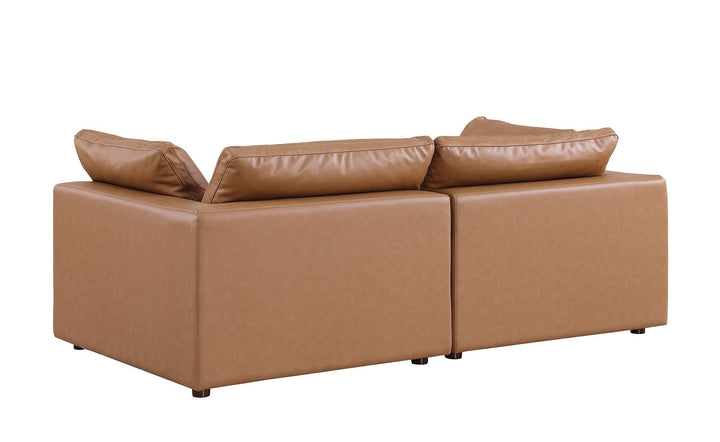 1100 - Modular Loveseat (Top-Grain Italian Leather)