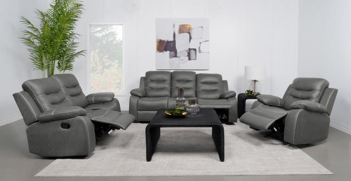 Nova - Upholstered Padded Arm Sofa Set