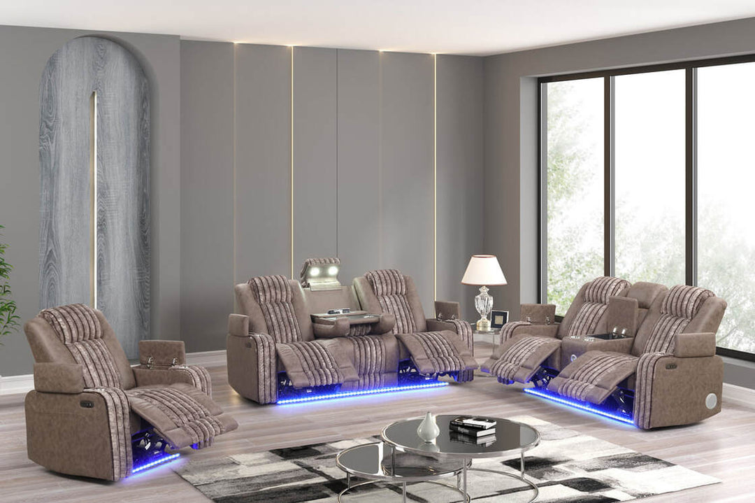 Classic 3PC Power Reclining Set