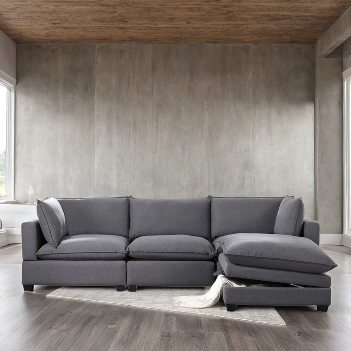 Cloud2 Charcoal Modular Sectional