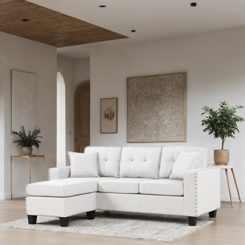 Cris Sand - Reversible Sectional