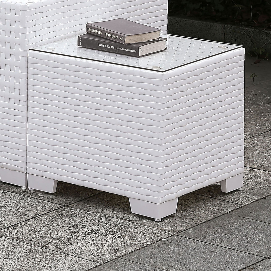 Somani - End Table - White