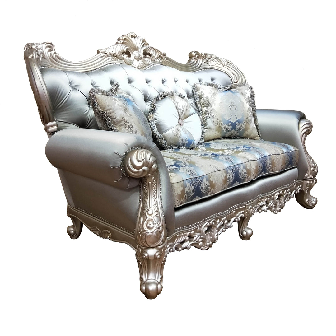 Ariel - Sofa And Loveseat - Silver