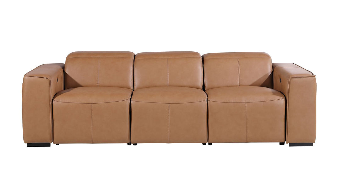 1224 - 3-Piece Modular Power Reclining Sofa In With 2 Power Recliners &amp; Power Headrests
