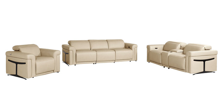 1126 - 7-Piece Modular Power Reclining Sofa, Loveseat &amp; Chair Set In With 6 Power Recliners &amp; Power Headrests