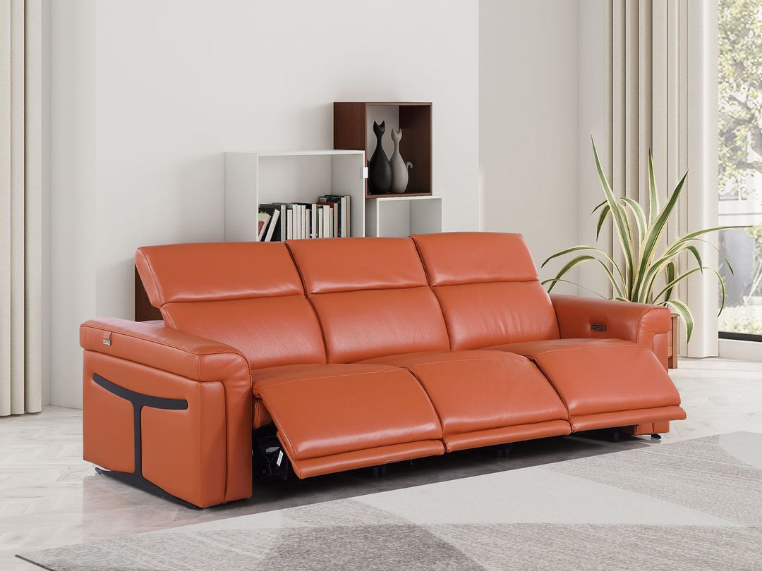 1126 - 3-Piece Modular Power Reclining Sofa In With 3 Power Recliners &amp; Power Headrests