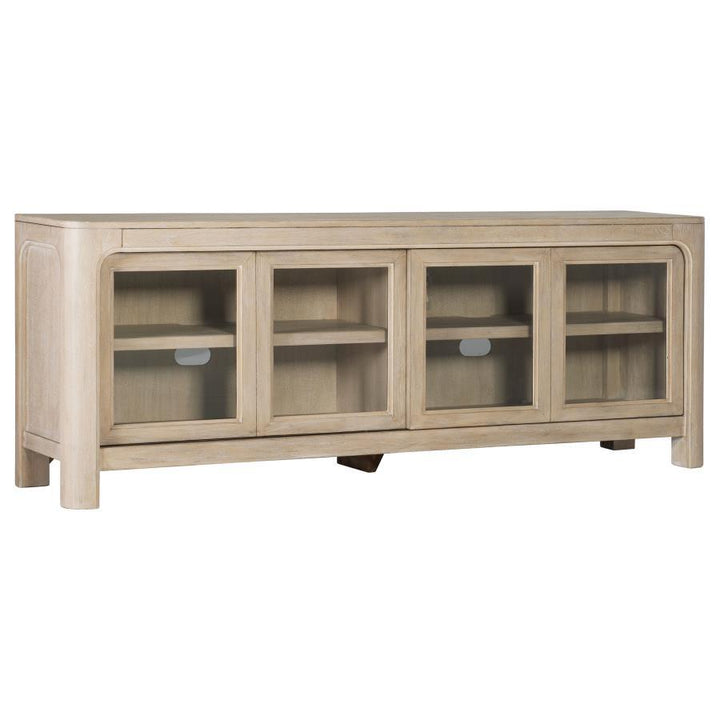 Solano - 71" 2-door TV Stand Media Console - Weathered Mango