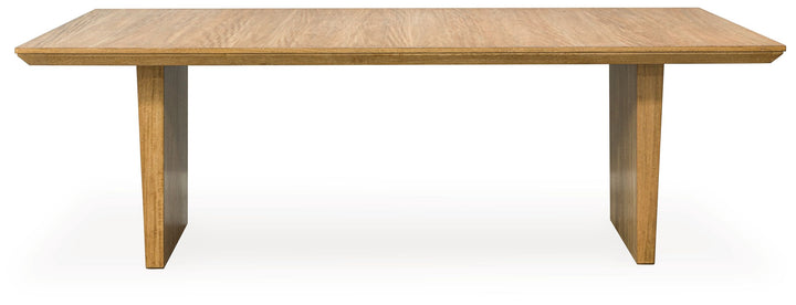 Sherbana - Light Brown - Rectangular Dining Room Extension Table