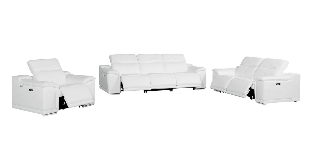 9762 - 6-Piece Modular Power Reclining Sofa, Loveseat And Chair Set With 6 Power Recliners In