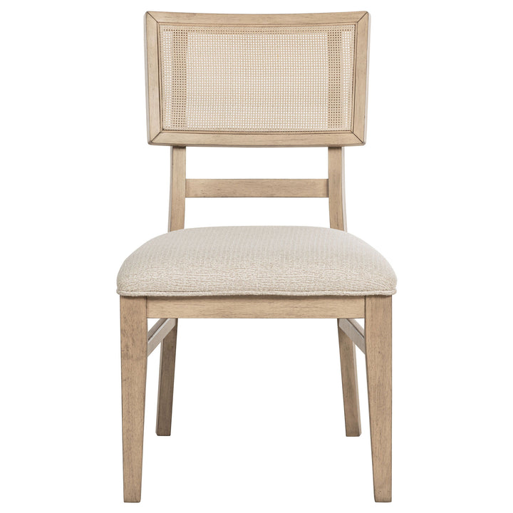 Kailani - Radio Weave Cane Dining Side Chair (Set of 2) - Beige Oak