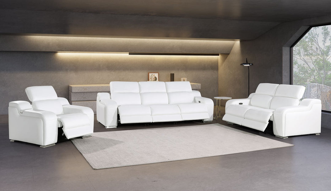 1116 - 6-Piece Modular Power Reclining Sofa, Loveseat &amp; Chair Set In With 6 Power Recliners &amp; Power Headrests