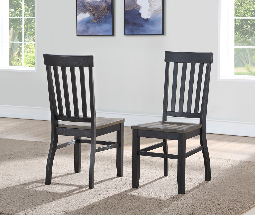 Raven - Noir Side Chair (Set of 2) - Dark Brown