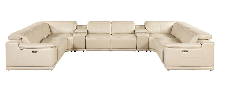 9762 - 10-Piece U Shaped Sectional Sofa With 4 Power Recliners
