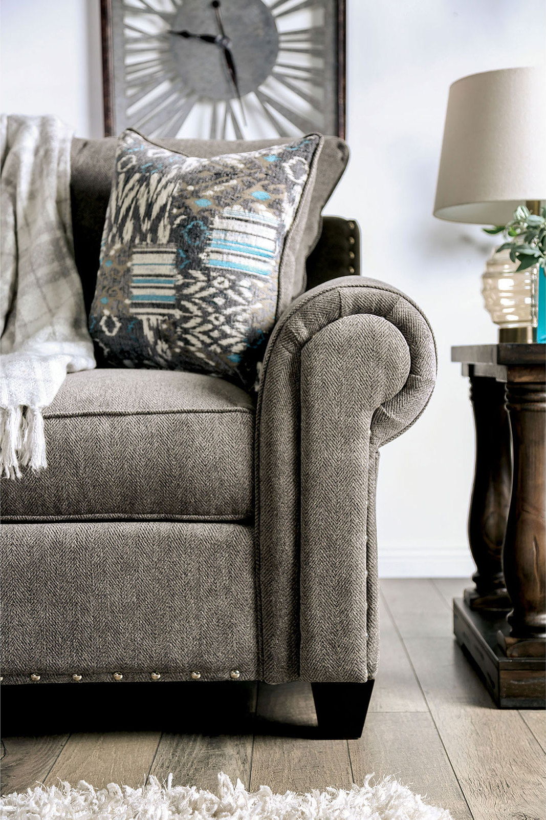 Mott - Loveseat - Gray