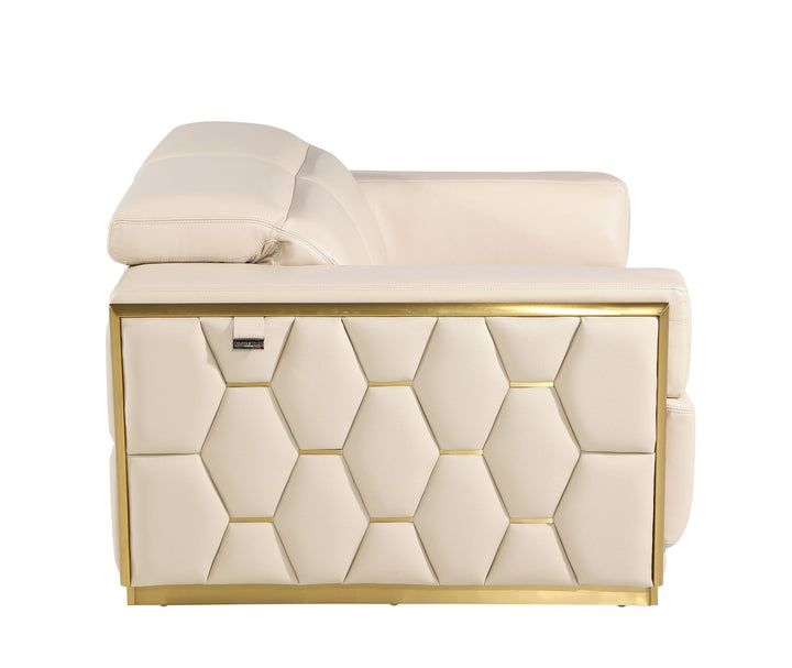 1111 - Leather Loveseat