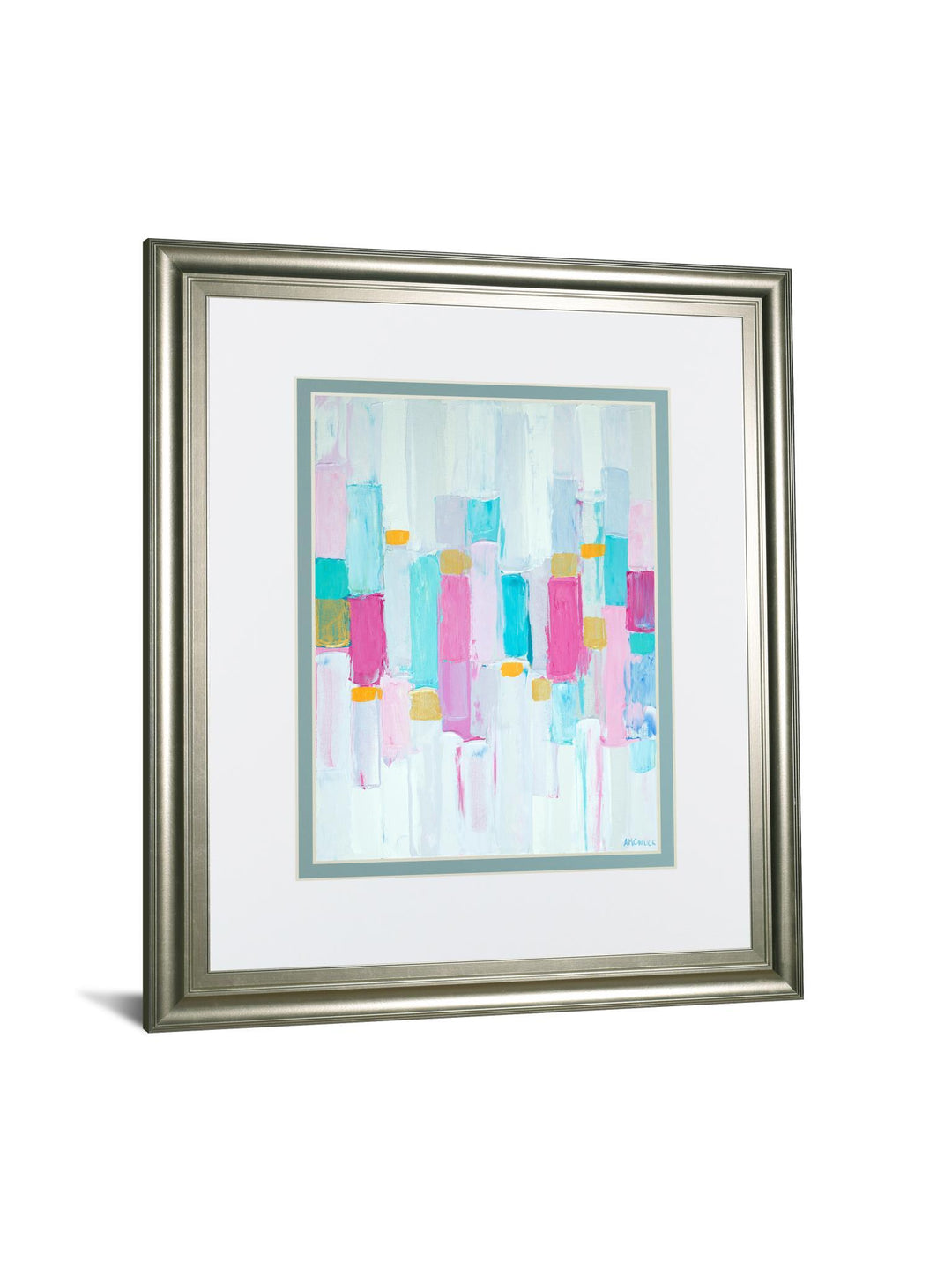 Cool Rhizome I By Ann Marie Coolick - Framed Print Wall Art - Blue