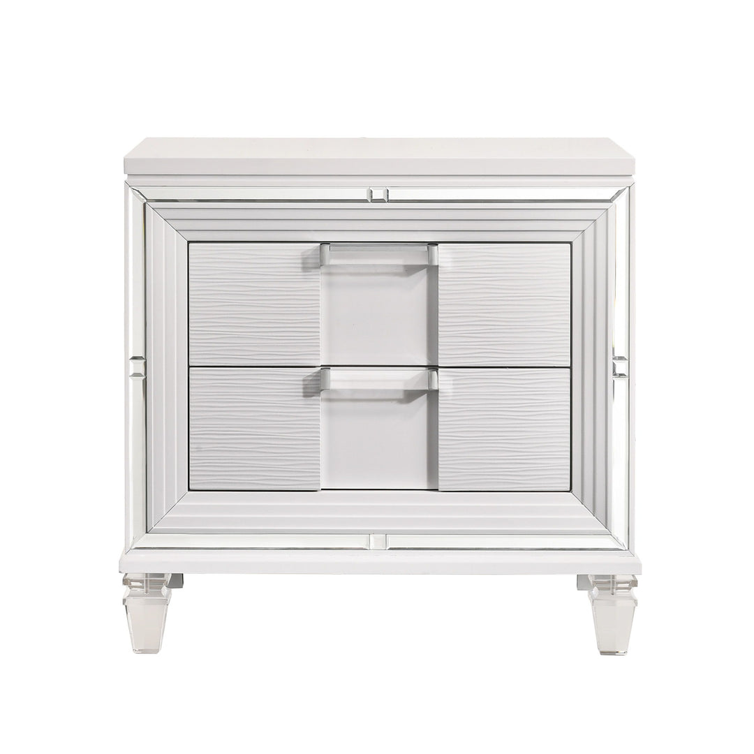 Twenty Nine - Nightstand With USB - White