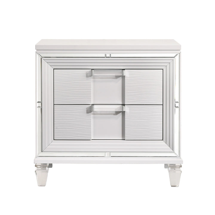 Twenty Nine - Nightstand With USB - White