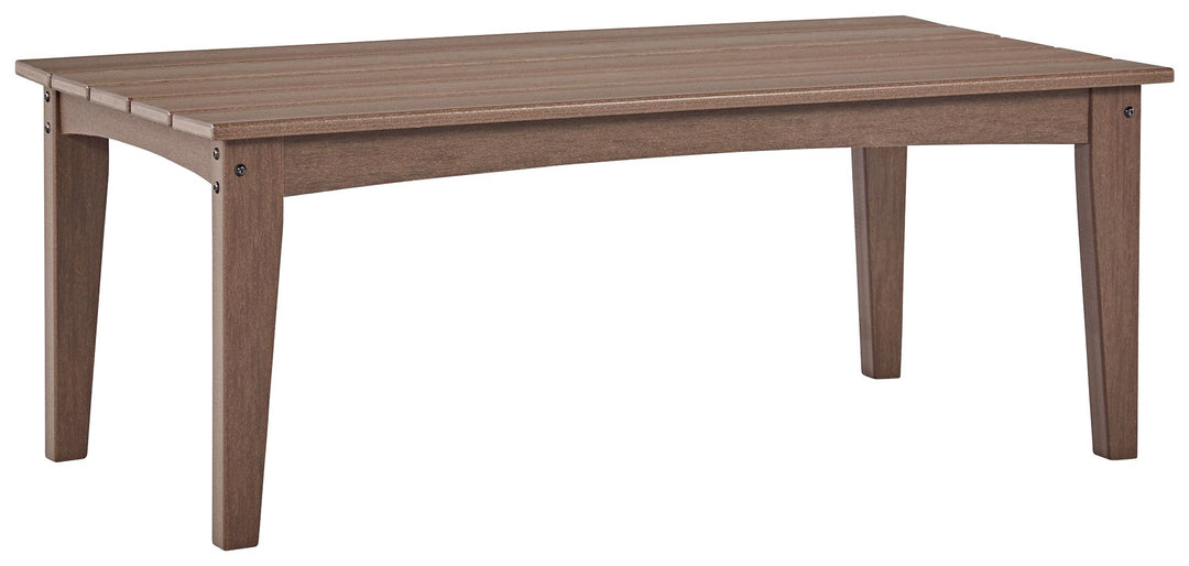 Emmeline - Brown - Rectangular Cocktail Table