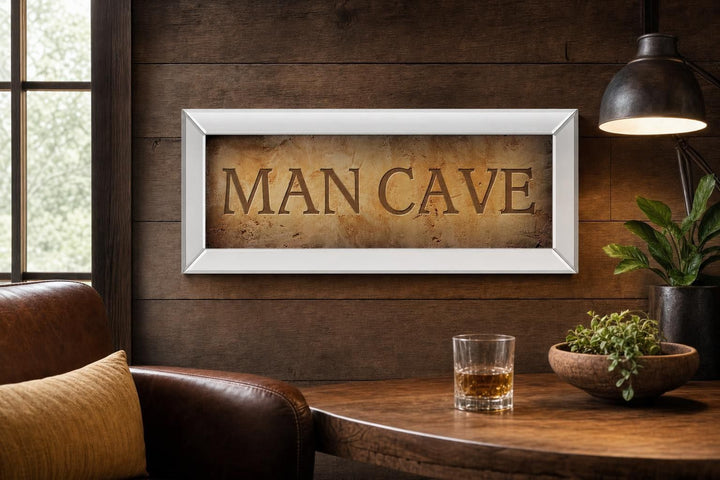 Man Cave By John Jones - Light Brown