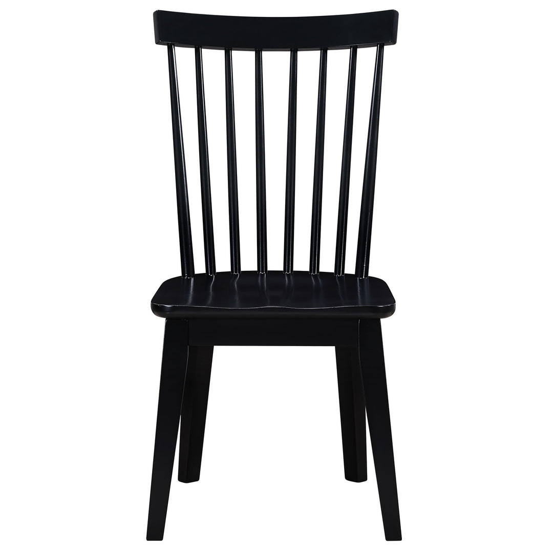 Vaughn - Shaker Spindle Dining Chair (Set of 2) - Black
