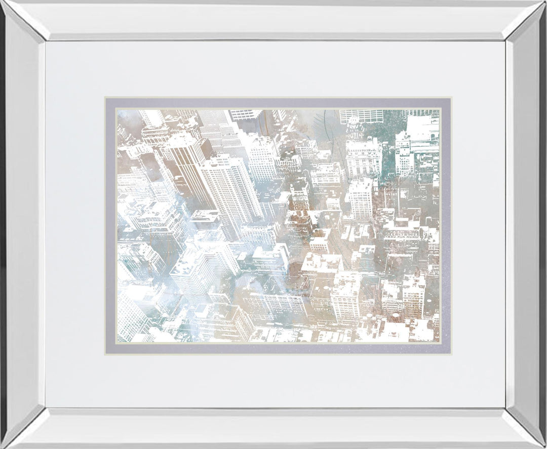 Empire View I Mirror Framed By DanMeneely - Pearl Silver