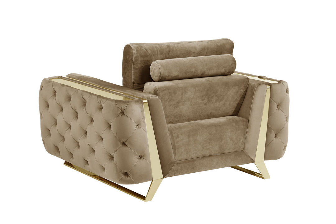 1051 - Contemporary Velvet Chair