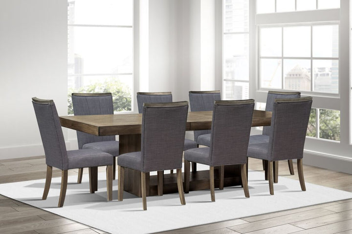 D901 - Dining Table + 8 Chair Set