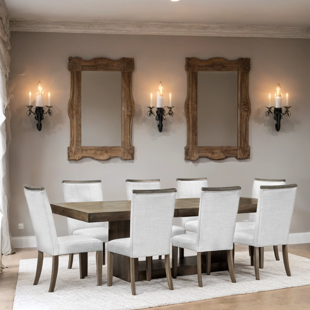 D902 - Dining Table + 8 Chair Set