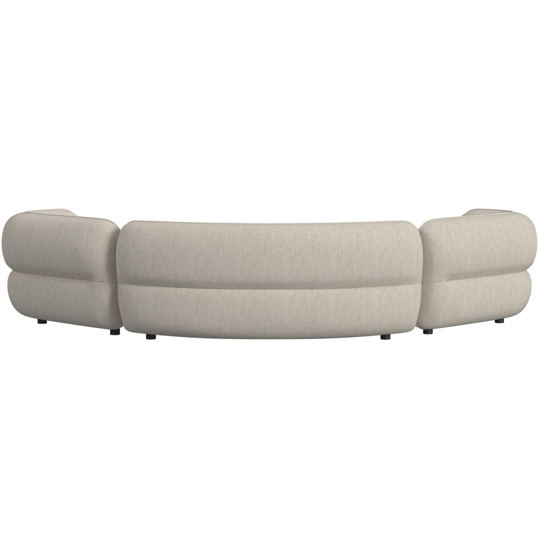 Four Seasons - Sectional Set With 6 Pillows - Camel