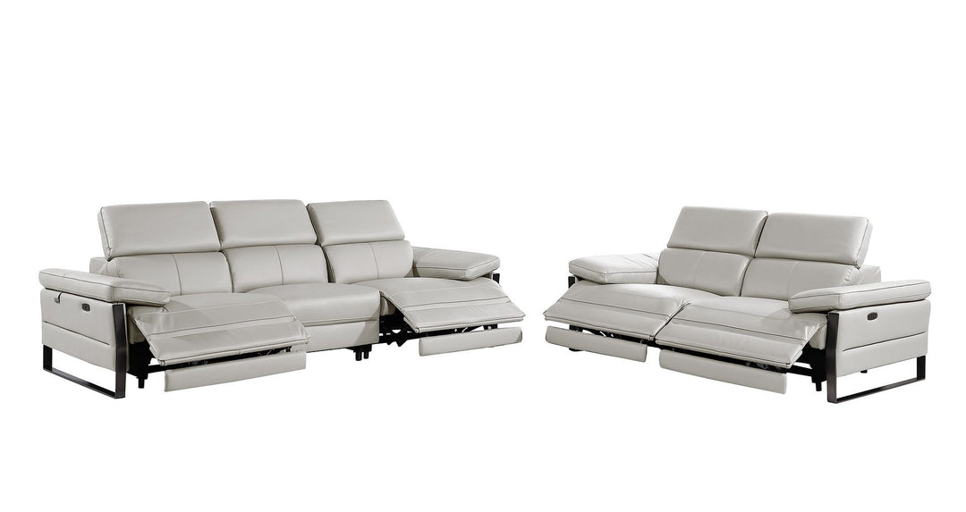 1246 - Modular Power Dual Reclining Sofa And Loveseat Set With Power Headrests