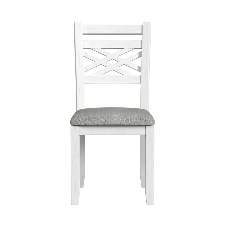 Brooks - 6 Piece Dining Set With Table, 4 Wood Back And Upholstered Seat Chairs, And Bench