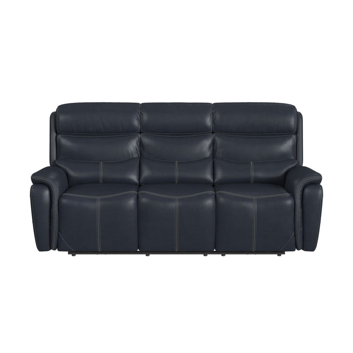 Aruba - Power Motion Sofa With Power Headrest - Pebble Navy