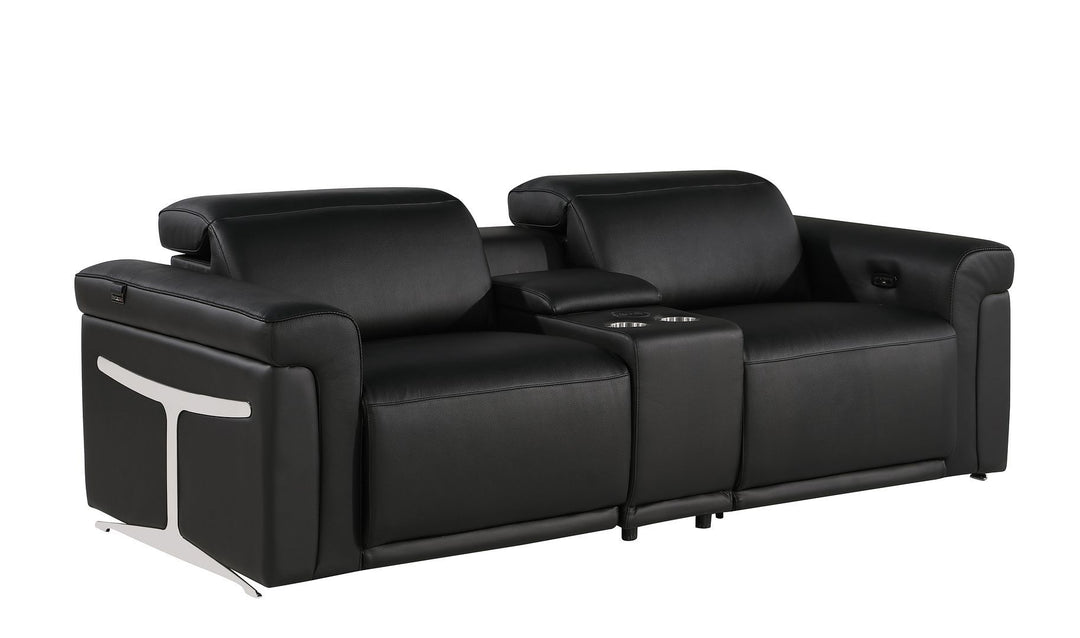 1126 - 3-Piece Modular Power Reclining Loveseat In With 2 Power Recliners &amp; Power Headrests