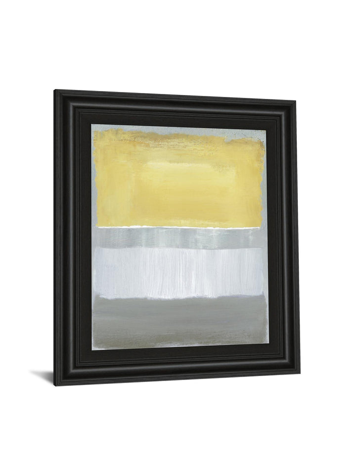 Halflight I By Caroline Gold - Framed Print Wall Art - Yellow