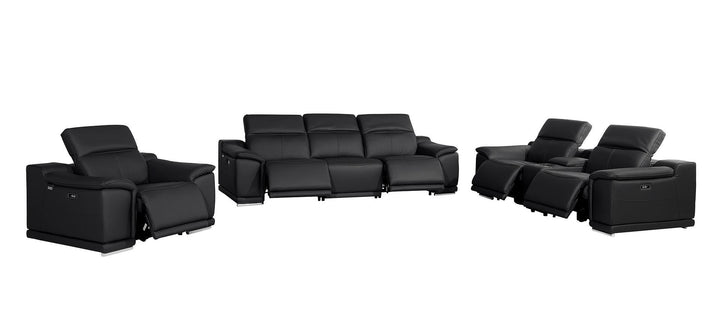 9762 - 7-Piece Modular Power Reclining Sofa, Loveseat And Chair Set With 5 Power Recliners In