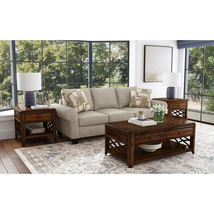Phillipe - 3 Piece Occasional Table Set (Coffee Table &amp; Two End Table) - Cherry