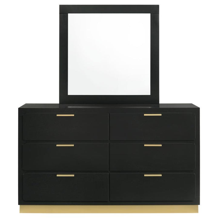 Caraway - 6-Drawer Bedroom Dresser With Mirror