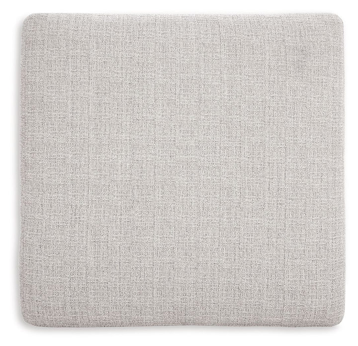 Koralynn - Oversized Accent Ottoman - Stone