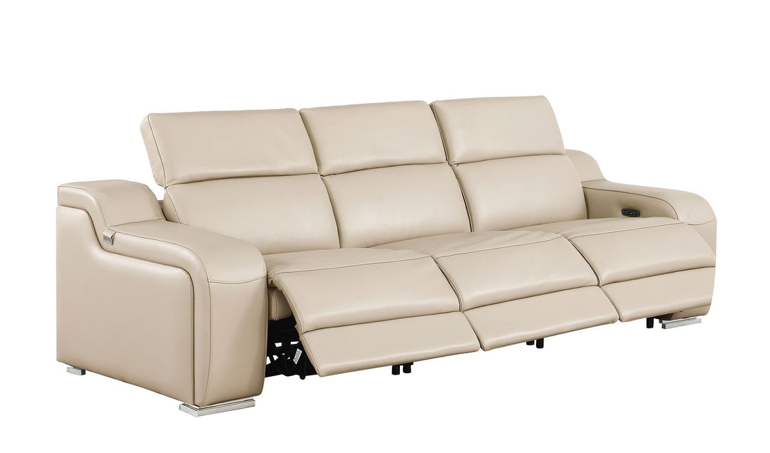 1116 - 3-Piece Modular Power Reclining Sofa In With 3 Power Recliners &amp; Power Headrests