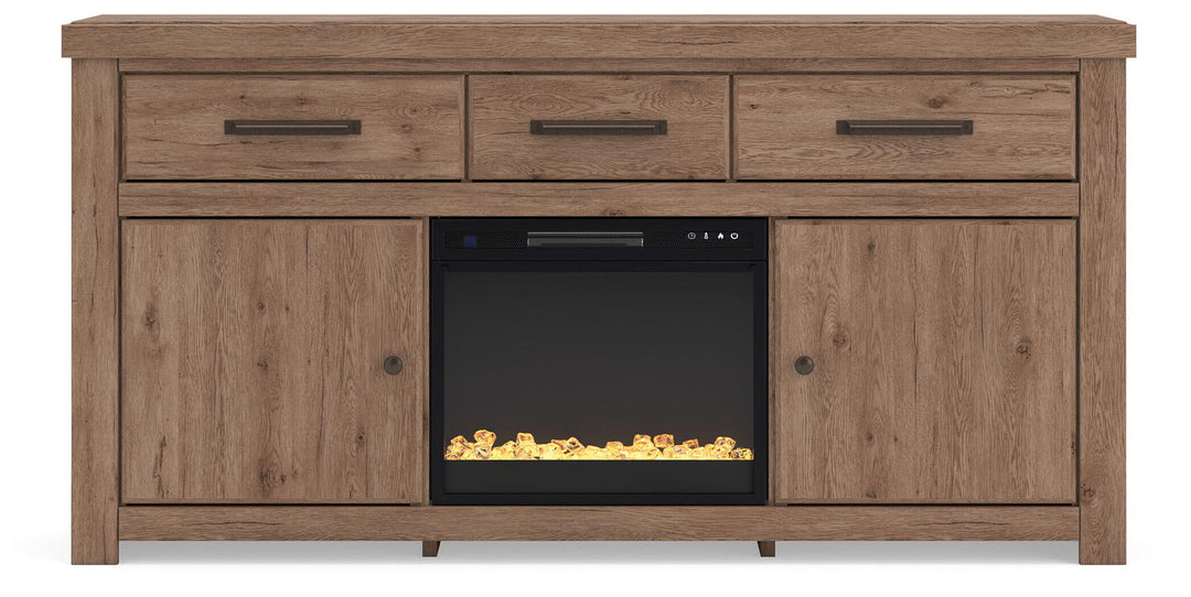 Garistyn - TV Stand With Fireplace Option