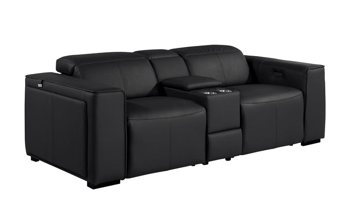 1224 - 3-Piece Modular Power Reclining Loveseat In With 2 Power Recliners &amp; Power Headrests