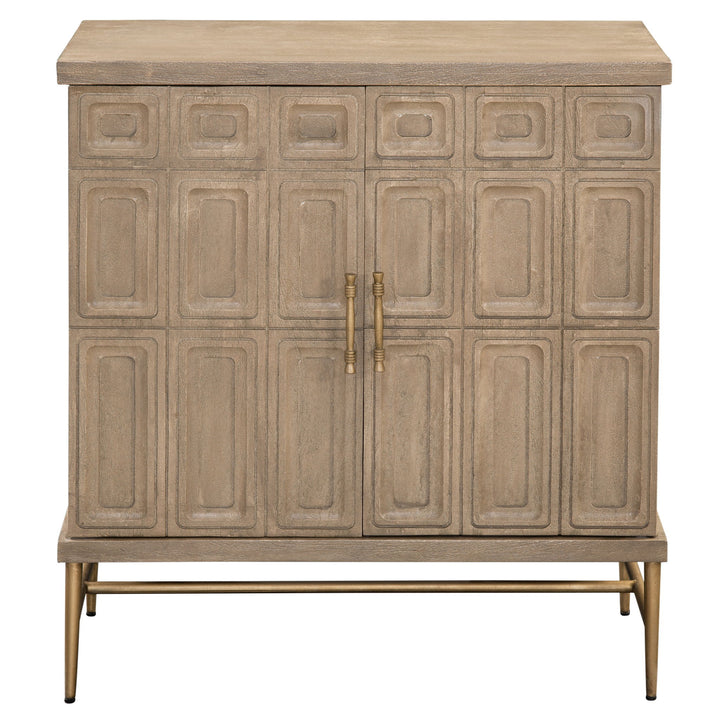 Arun - 2-Door Accent Cabinet - Light Brown