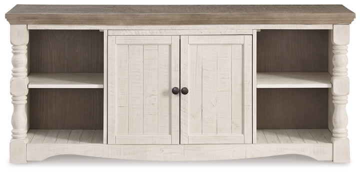 Havalance - Extra Large TV Stand - 2 Doors - Brown / Beige
