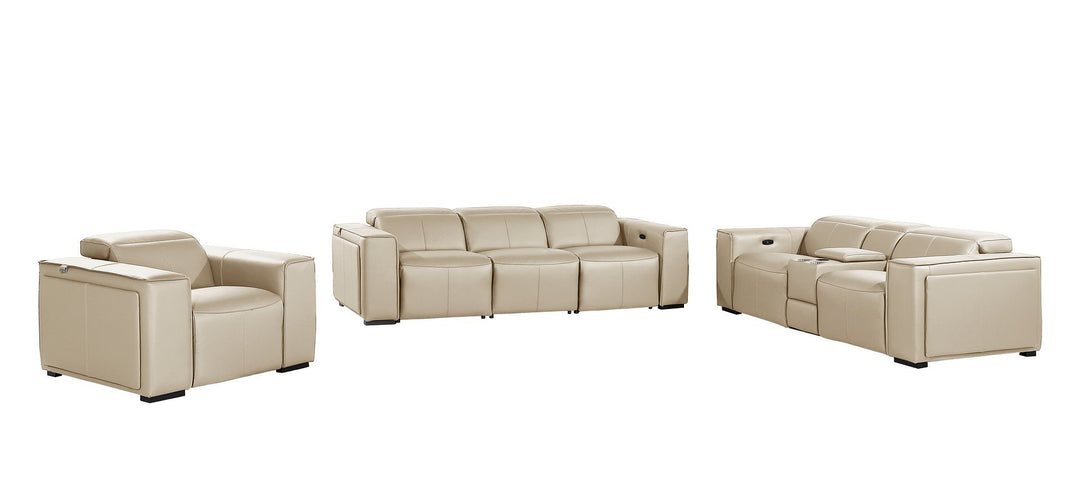 1224 - 7-Piece Modular Power Reclining Sofa, Loveseat &amp; Chair Set In With 6 Power Recliners &amp; Power Headrests