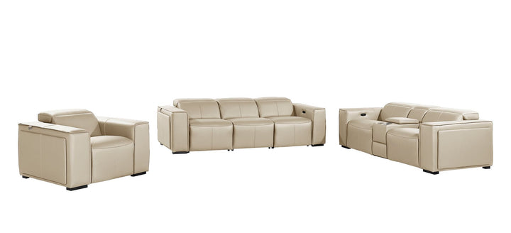 1224 - 7-Piece Modular Power Reclining Sofa, Loveseat &amp; Chair Set In With 6 Power Recliners &amp; Power Headrests