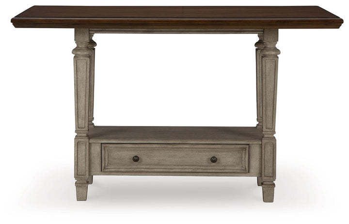 Lodenbay - Antique Gray - Rectangular Dining Room Counter Table