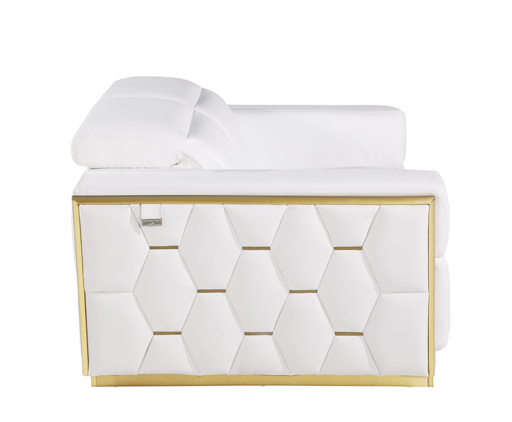 1111 - Leather Loveseat