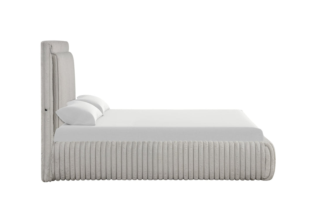 Diana Gray Platform Bed - Queen