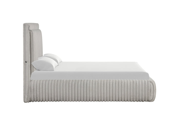Diana Gray Platform Bed - Queen